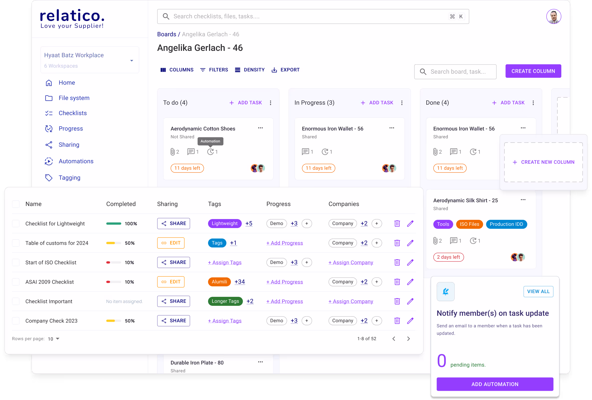 Relatico Lieferantenmanagement-Software